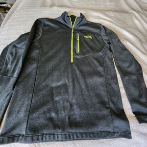 The North Face Men's Gray and Neon Green Performance Jacket